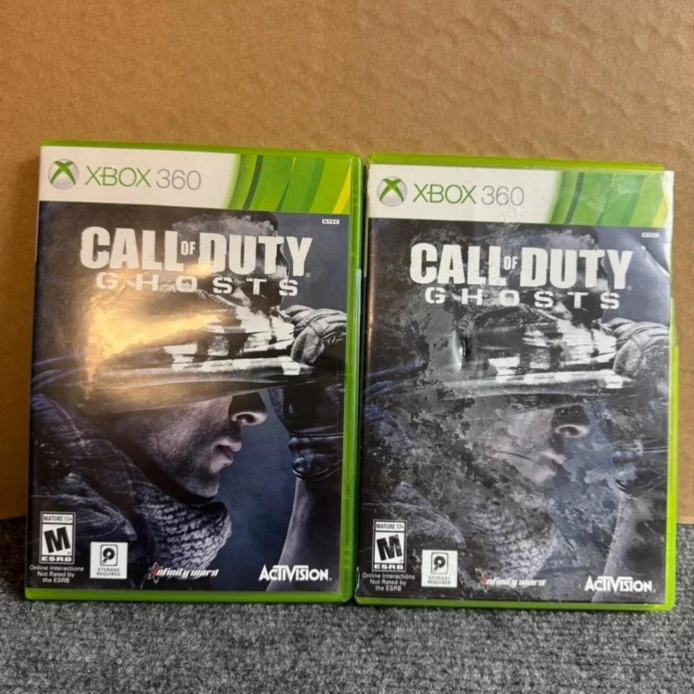 Call of Duty Ghosts Xbox 360 Activision FPS Video Game Lot of 2 As Is